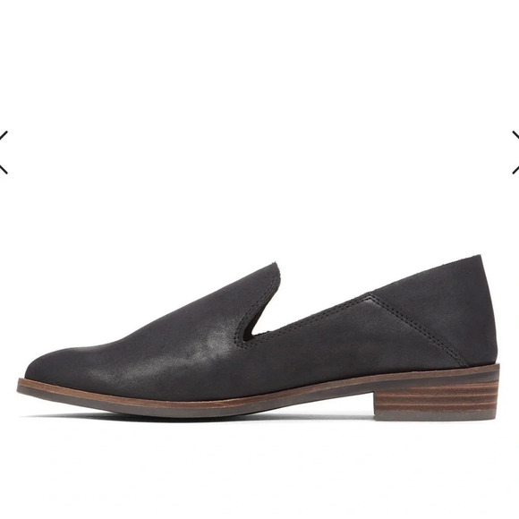 Lucky Brand Cahill Convertible Mule Flat Navy Leather Shoe​​​ - Picture 9 of 9